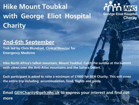 Hike Mount Toubkal with George Eliot Hospital Charity 2nd-5th September Trek led by Chris Blundred, Clinical Director for Emergency Medicine.png